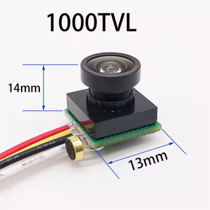 CMOS 600TVL/<span class=keywords><strong>1000</strong></span> 170 degrés/120 degrés vidéo couleur Mini caméra FPV avec Audio pour modèle de quadrirotor de voiture RC - Product Image 3