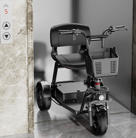 Chargeurs de batterie pour scooter de mobilité Moto 1000W Moteur 3 places Scooter de mobilité Scooter de mobilité Pliant