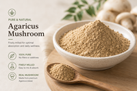 Extrait de corps fruiteur de champignon Agaricus Blazei à haute teneur en bêta-glucane, en poudre, extrait par solvant, marque privée, qualité alimentaire