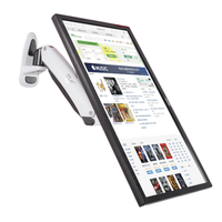Meisonic DS111W Support mural articulé pour moniteur 32 pouces avec construction en alliage d'aluminium et compatible VESA