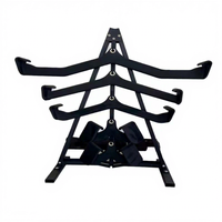Barra de Acero Inoxidable para Dominadas y Ejercicios de Fuerza, Equipo de Fitness para Entrenamiento de Espalda y Remo, Accesorio para Gimnasio en Casa