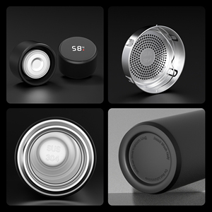 Bouteille d'eau isotherme avec affichage LED de la température en temps réel, bouteille intelligente en acier inoxydable avec affichage de la température - Product Image 5
