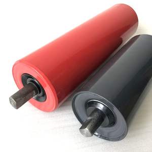 Rouleau de convoyeur à bande personnalisé en usine directe Polines de rouleaux de renvoi en acier au carbone - Product Image 3