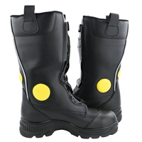 Bottes de sécurité en cuir véritable ANBEN FIRE RJX, antidérapantes, avec embout en fibre de verre