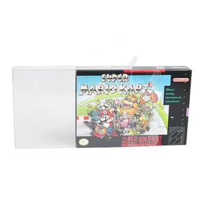 Caja transparente para mascotas, Protector duro para tarjeta de videojuego