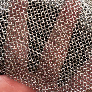 <span class=keywords><strong>Maille</strong></span> de chaîne en acier inoxydable de qualité supérieure de 2 mm - Éponge à récurer robuste pour cuisine et barbecue - Product Image 3