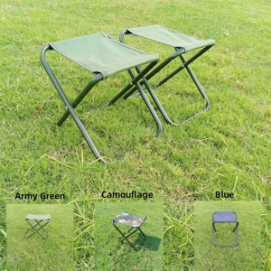 Silla Plegable Metálica de Camuflaje Táctica Portátil para Campamento, Pesca, Picnic, Escuela, Gimnasio, Parque, Viajes, Jardín, Hierro Resistente - Product Image 3