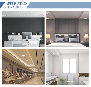 Thiết kế mới cuộc sống lâu dài chiếu sáng trong nhà 2 năm bảo hành ABS + PBT COB 3Watt LED xuống ánh sáng - Product Image 6