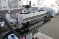 Bouton de corne de vache machine de marquage laser RF Tube Co2 Marqueur CRD DAVI BOST avec 20 Spot Lumineux RC2808 Sino Galvo Tête Double Points Rouges