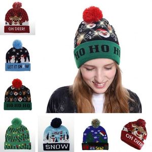 Gorros Navideños LED, Gorro de Punto con Luces de Navidad, Gorro de Invierno para Niños y Adultos, Gorro Cálido para Fiestas Navideñas - Product Image 2
