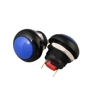 HBAN IP68 Водонепроницаемый 12 мм синий пластиковый купольный кнопочный переключатель CE UL сертифицированный для медицинской, пищевой промышленности и промышленного контроля - Product Image 1