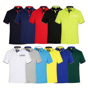 Chemises polo d'affaires à manches courtes personnalisées en spandex/polyester respirant anti-rides multicolores, t-shirts avec logo personnalisé - Vêtements de travail - Product Image 1