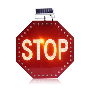 Signalisation routière solaire à LED pour bus scolaire, signal STOP, signalisation à bras articulé - Product Image 1