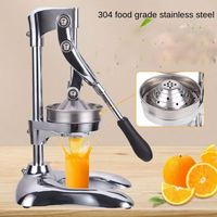 REALMAX Fabrieks Prijs Voedsel Fruit Extractor Citrus Sinaasappel Citroen Perser RVS Multifunctionele Handmatige Sapcentrifuge
