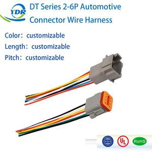 DT serisi 2-6P otomotiv konnektör kablo tesisatı montajı - Product Image 1