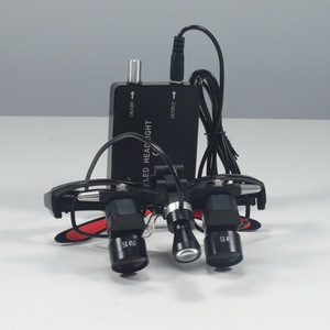 Headband Magnifier 5X 450 LED Light For Dental Oral Surgery Cosmetic Exams - Product Image 1