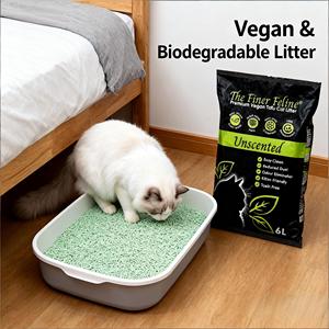 Tofu Cat Litter <b>Tray</b> Pine Wood Corn Starch Activated Carbon Biodegradable Eco-Friendly Flushable Fast Clumping Cat Litter <b>Sand</b> - Product Image 1