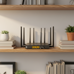 Router <span class=keywords><strong>WiFi</strong></span> 5G Desbloqueado con Ranura para Tarjeta SIM, OpenWRT LTE CPE AX3000 <span class=keywords><strong>WiFi</strong></span> 6, Router Inalámbrico para Empresas, Hogar y Oficina - Product Image 1