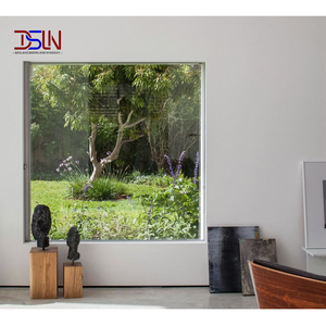 Ventana Panorámica de Lujo con Marco Delgado de Aleación de Aluminio, Resistente a Impactos, Clasificación contra Huracanes, Hermética, para Proyectos de Casas Costeras - Product Image 1
