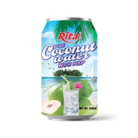 Boisson Rafraîchissante à Marque Privée, Boisson à la Noix de Coco, Jus de Fruits, Purée, Saveur Pomme, Contient de l'Eau, de l'Aloe Vera, Fabriqué au Vietnam