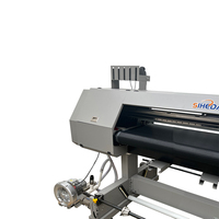Imprimante hybride UV grand format Siheda 80 cm, imprimante à jet d'encre UV LED pour bannières flexibles en vinyle