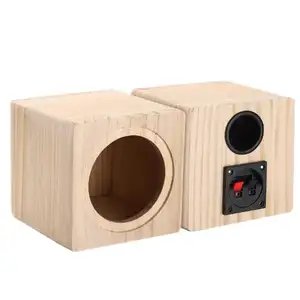 مكبر صوت ذو حاوية صلبة خزانة فارغة العلبة صندوق خشبي فارغ الحجم يمكن تخصيصه