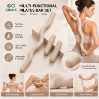 Barre d'haltères en silicone durable unisexe 15LB/25LB - Étanche et résistante à la transpiration pour Pilates et musculation, couleur/logo personnalisable