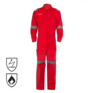 High Visibility Industrial Reflective Men Waterproof Anti Static Flame Retardant Workwear