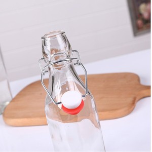 Hot Bán Buôn 250Ml Tái Sử Dụng Dễ Dàng Cap Chai Thủy Tinh Với Đu Gốm Top Stopper Cho Nước Sốt/Giấm/Dầu/Sữa/Chất Lỏng - Product Image 4