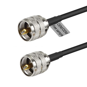 Cable Coaxial UHF macho a macho, conector <span class=keywords><strong>RG58</strong></span>, para Radio CB, VHF, HF, extensión de antena WiFi - Product Image 1