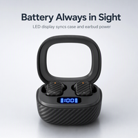 Audífonos TWS de Alta Calidad OEM ODM, Inalámbricos, Intraaurales, con Indicador LED de Batería, V5.3, IPX5, Resistentes al Agua, con Bajos Potenciados