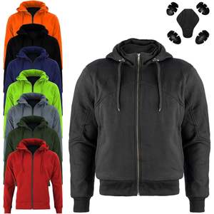 Sweat à capuche de protection Moto Racing de qualité supérieure pour hommes Doublure de sécurité certifiée CE Anti-rides Motif solide personnalisé pour la conduite de moto - Product Image 2
