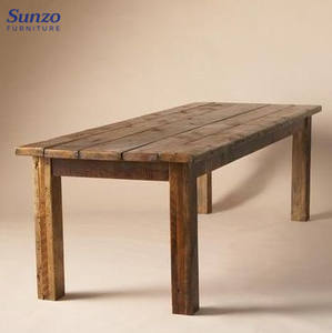 Paese francese <span class=keywords><strong>in</strong></span> <span class=keywords><strong>legno</strong></span> antico tavolo da pranzo rustico <span class=keywords><strong>in</strong></span> <span class=keywords><strong>legno</strong></span> solido Vintage fattoria tavolo <span class=keywords><strong>per</strong></span> Hotel di fattoria o uso <span class=keywords><strong>esterno</strong></span> - Product Image 3