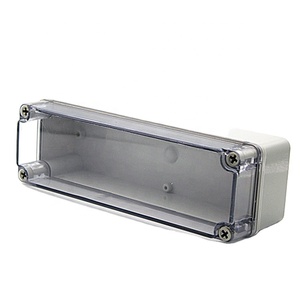 CNXY IP67 <span class=keywords><strong>Boîte</strong></span> de jonction étanche <span class=keywords><strong>Câble</strong></span> de couverture transparent <span class=keywords><strong>Boîte</strong></span> de scellage ABS extérieure <span class=keywords><strong>Boîte</strong></span> de branche en plastique 250*80*85mm - Product Image 1