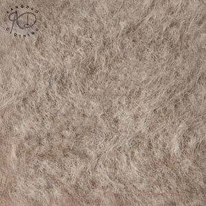 Veste en tricot douce et chaude KD Knit Manufacturer, tricot de rue, fourrure pelucheuse, <span class=keywords><strong>mohair</strong></span>, alpaga, fermeture éclair, cardigan pour homme - Product Image 5