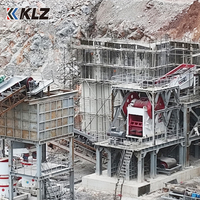Ligne de production de concassage de pierres de 50 à 80 TPH de rendement énergétique KLZ pour machines minières Boîte de vitesse PLC pour galets de rivière