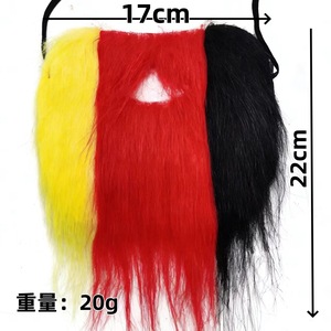 <span class=keywords><strong>Baffi</strong></span> <span class=keywords><strong>Finti</strong></span> Decorativi per Costumi, Accessori per Feste in Maschera, Barba Artificiale Semi-manuale Semi-meccanica - Product Image 3