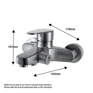 Robinet <span class=keywords><strong>de</strong></span> <span class=keywords><strong>douche</strong></span> en acier inoxydable 304, mitigeur chaud/froid, double ouverture, <span class=keywords><strong>pommeau</strong></span> <span class=keywords><strong>de</strong></span> <span class=keywords><strong>douche</strong></span> chaud/froid (3-en-1) - Product Image 2