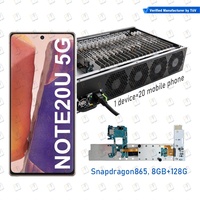 Boîtier de contrôle unifié Android HUB pour ferme de téléphonie avec Ethernet OTG, système de ferme de téléphonie pour 20 téléphones, station d'accueil pour ferme de clics