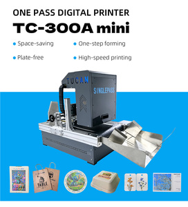 เครื่องพิมพ์ดิจิทัลขนาดเล็ก รุ่น TC-300A แบบพิมพ์ครั้งเดียว รองรับการพิมพ์คิวอาร์โค้ด หมาย<span class=keywords><strong>เลข</strong></span>ซีเรียล สำหรับแก้วกระดาษ กล่องพิซซ่า กล่องกระดาษลูกฟูก - Product Image 2