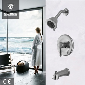 Wall Mounted Hot and Cold Water Bath Concealed Shower Mixer with <strong>Diverter</strong> - Product Image 6