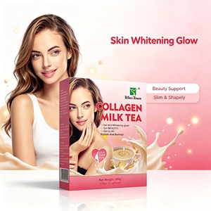 OEM Instant Skin Glow Beauty Blanqueamiento Suplementos de té Colágeno Proteína de leche en polvo Té adelgazante para blanquear la piel - Product Image 1