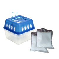 Boîte absorbante d'humidité rechargeable la plus vendue, déshumidificateur au chlorure de calcium, boîte de granulés déshydratants