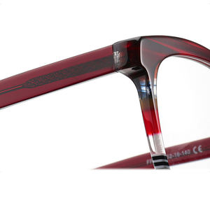 OBM Rétro Rayé Motif Acétate Cadre Unisexe Rectangle Acétate Cadre Lunettes Premium Luxe-Grade Acétate Cadre Logo Personnalisé - Product Image 5