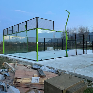 Set Completo de <span class=keywords><strong>Cancha</strong></span> de Pádel Panorámica para Exteriores APEX, Equipo de Pádel Resistente para Juego de Pádel - Product Image 2