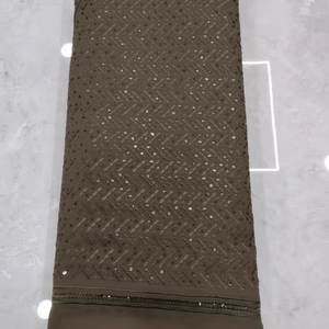 Majisa tissu de rayonne traditionnel Lucknowi Chikan brodé tissé hommes et enfants Kurtas Stretch vêtements en vrac robes pour filles - Product Image 1