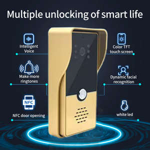 980C+13C Facial Recognition <strong>Building</strong> Visual Intercom <strong>Access</strong> Control <strong>System</strong> 7-inch Color TFT Touch Screen - Product Image 5