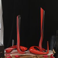 Carafe à vin rouge en forme de serpent enroulé créatif en gros Carafe à vin en verre cristal sans plomb