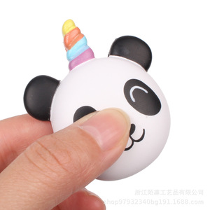 Bloc de Notas de Espuma Suave Panda Unicornio, Cubierta de PVC, Cuaderno Promocional Creativo y Portátil - Product Image 5