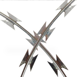 Bền chéo dao cạo loại nhúng nóng mạ kẽm thép không gỉ dao cạo dây thép gai - Product Image 4